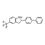 2-(4-Biphenylyl)-5-(trifluoromethyl)indoline