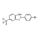 2-(4-Bromophenyl)-5-(trifluoromethyl)indoline