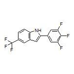 5-(Trifluoromethyl)-2-(3,4,5-trifluorophenyl)-1H-indole