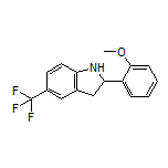 2-(2-Methoxyphenyl)-5-(trifluoromethyl)indoline