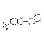 2-(3,4-Dimethoxyphenyl)-5-(trifluoromethyl)indoline