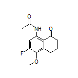 N-(3-Fluoro-4-methoxy-8-oxo-5,6,7,8-tetrahydronaphthalen-1-yl)acetamide
