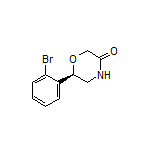(R)-6-(2-Bromophenyl)morpholin-3-one