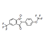 3-Oxo-2-[4-(trifluoromethoxy)phenyl]-5-(trifluoromethyl)-3H-indole 1-Oxide