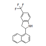 2-(Naphthalen-1-yl)-5-(trifluoromethyl)indoline