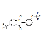 3-Oxo-2-[3-(trifluoromethoxy)phenyl]-5-(trifluoromethyl)-3H-indole 1-Oxide