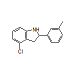 4-Chloro-2-(m-tolyl)indoline
