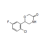 6-(2-Chloro-5-fluorophenyl)morpholin-3-one