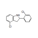 4-Chloro-2-(2-chlorophenyl)indoline