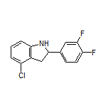4-Chloro-2-(3,4-difluorophenyl)indoline