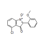 4-Chloro-2-(2-methoxyphenyl)-3-oxo-3H-indole 1-Oxide