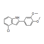 4-Chloro-2-(3,4-dimethoxyphenyl)-1H-indole