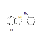 2-(2-Bromophenyl)-4-chloro-1H-indole