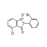 2-(2-Bromophenyl)-4-chloro-3-oxo-3H-indole 1-Oxide