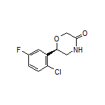 (R)-6-(2-Chloro-5-fluorophenyl)morpholin-3-one