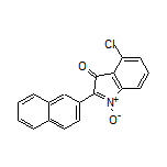 4-Chloro-2-(naphthalen-2-yl)-3-oxo-3H-indole 1-Oxide