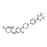 4-[4-[4-[(2,6-Dioxopiperidin-3-yl)amino]-2-fluorophenyl]piperazin-1-yl]phenylboronic Acid Pinacol Ester