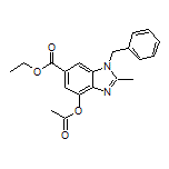 Ethyl 4-Acetoxy-1-benzyl-2-methyl-1H-benzo[d]imidazole-6-carboxylate