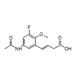 (E)-4-(5-Acetamido-3-fluoro-2-methoxyphenyl)-3-butenoic Acid