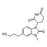 3-[5-(3-Hydroxypropyl)-3-methyl-2-oxo-2,3-dihydro-1H-benzo[d]imidazol-1-yl]piperidine-2,6-dione