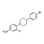4-[4-(4-Bromophenyl)piperidin-1-yl]-3-fluoroaniline