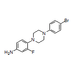 4-[4-(4-Bromophenyl)piperazin-1-yl]-3-fluoroaniline