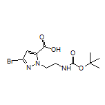1-[2-(Boc-amino)ethyl]-3-bromo-1H-pyrazole-5-carboxylic Acid