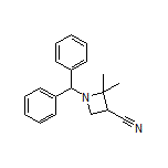 1-Benzhydryl-2,2-dimethylazetidine-3-carbonitrile
