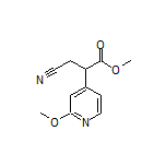 Methyl 3-Cyano-2-(2-methoxypyridin-4-yl)propanoate