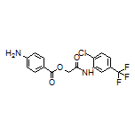2-[[2-Chloro-5-(trifluoromethyl)phenyl]amino]-2-oxoethyl 4-Aminobenzoate