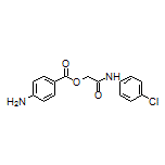 2-[(4-Chlorophenyl)amino]-2-oxoethyl 4-Aminobenzoate