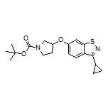 6-[(1-Boc-pyrrolidin-3-yl)oxy]-3-cyclopropylbenzo[d]isothiazole