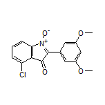 4-Chloro-2-(3,5-dimethoxyphenyl)-3-oxo-3H-indole 1-Oxide