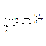 4-Chloro-2-[4-(trifluoromethoxy)phenyl]-1H-indole