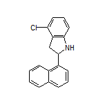 4-Chloro-2-(naphthalen-1-yl)indoline