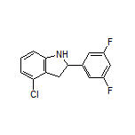 4-Chloro-2-(3,5-difluorophenyl)indoline