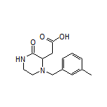 2-[1-(3-Methylbenzyl)-3-oxopiperazin-2-yl]acetic Acid