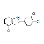 4-Chloro-2-(3,4-dichlorophenyl)indoline