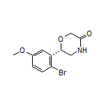 (S)-6-(2-Bromo-5-methoxyphenyl)morpholin-3-one