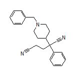 2-(1-Benzylpiperidin-4-yl)-2-phenylpentanedinitrile