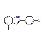 2-(4-Chlorophenyl)-4-methyl-1H-indole