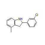 2-(3-Chlorophenyl)-4-methylindoline