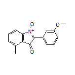 2-(3-Methoxyphenyl)-4-methyl-3-oxo-3H-indole 1-Oxide