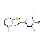 4-Methyl-2-(3,4,5-trifluorophenyl)-1H-indole