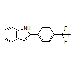 4-Methyl-2-[4-(trifluoromethyl)phenyl]-1H-indole