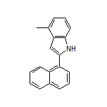 4-Methyl-2-(naphthalen-1-yl)-1H-indole