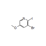 3-Bromo-2-iodo-5-methoxypyridine