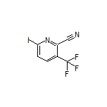 6-Iodo-3-(trifluoromethyl)pyridine-2-carbonitrile