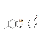 2-(3-Chlorophenyl)-5-methyl-1H-indole