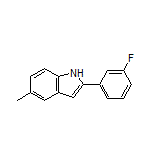 2-(3-Fluorophenyl)-5-methyl-1H-indole